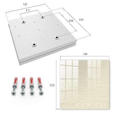 Key box for wall Wood structure