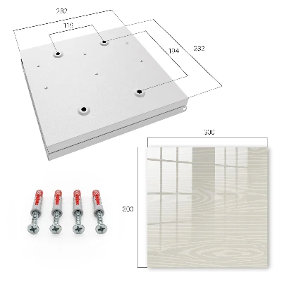 Wall mounted key box Wood slats