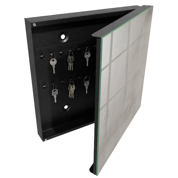 Key cabinet Grey texture
