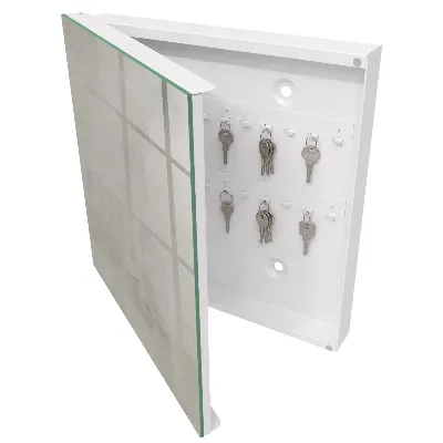 Key cabinet Grey texture