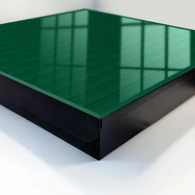 Key box for wall Green stripes