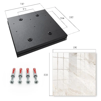 Key cabinet Neutral marble