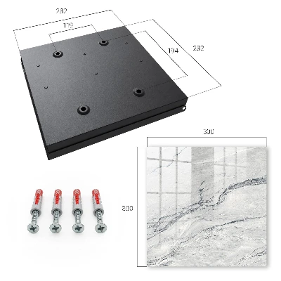 Key box for wall Stone pattern