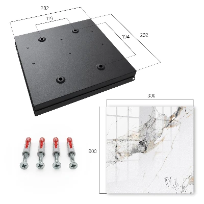 Wall mounted key box Marble elegance