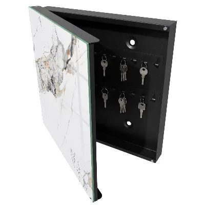 Wall mounted key box Marble elegance