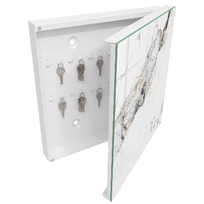 Wall mounted key box Marble elegance