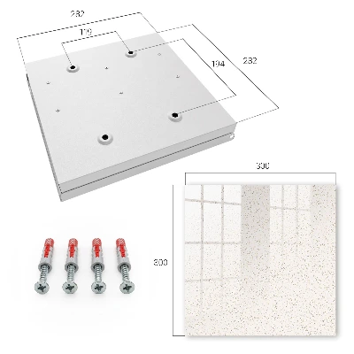 Wall mounted key box Dotted pattern