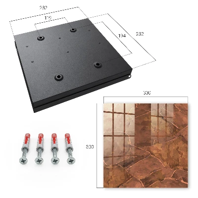 Key cabinet Stone texture