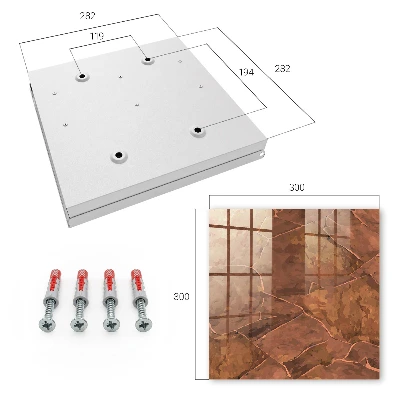 Key cabinet Stone texture