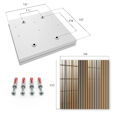Key box for wall Minimalist stripes