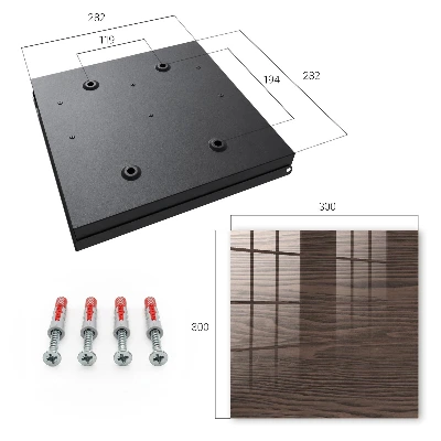 Key box for wall Wood structure