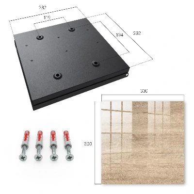 Wall mounted key box Wood texture