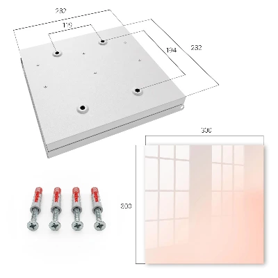 Wall mounted key box Pastel minimalism