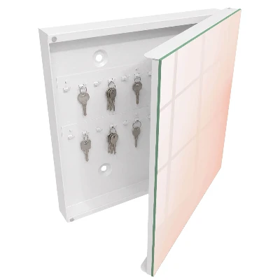 Wall mounted key box Pastel minimalism