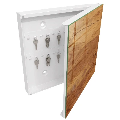 Key cabinet Wood texture