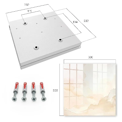 Key box for wall Light landscape