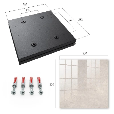 Wall mounted key box Concrete texture