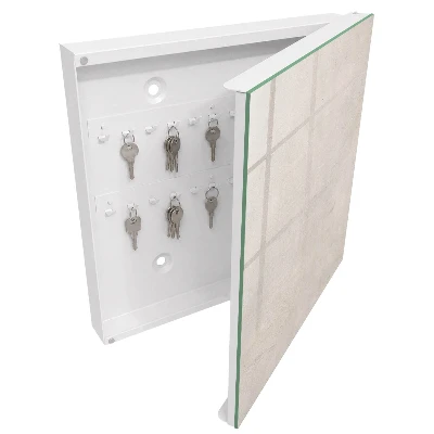 Wall mounted key box Concrete texture