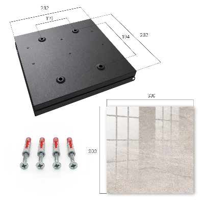Wall mounted key box Natural texture