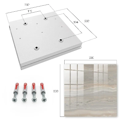 Key box for wall Beige waves