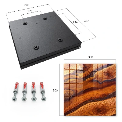 Wall mounted key box Essence of wood