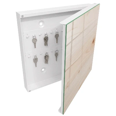 Key box for wall Wood texture