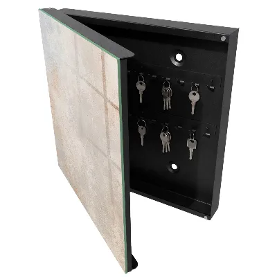 Wall mounted key box Rustic elegance