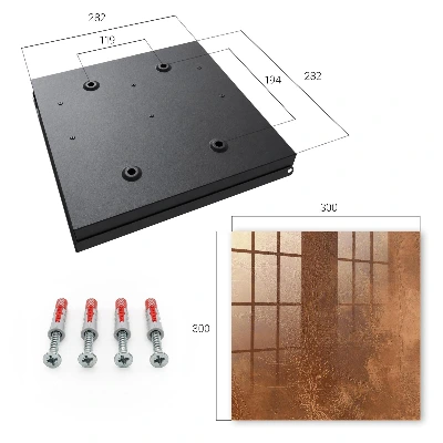 Key cabinet Leather texture