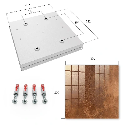 Key cabinet Leather texture