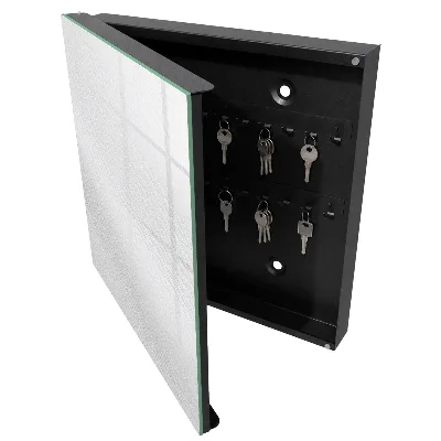 Key box for wall Light leather texture