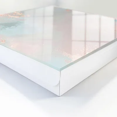 Wall mounted key box Pastel abstraction