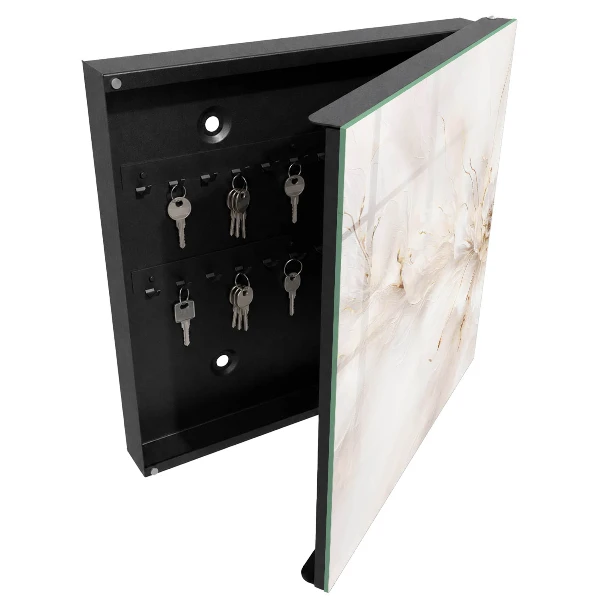 Key box for wall Elegant flower