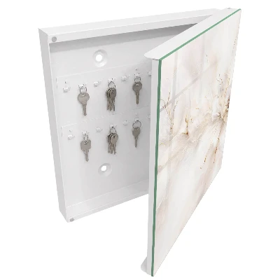 Key box for wall Elegant flower