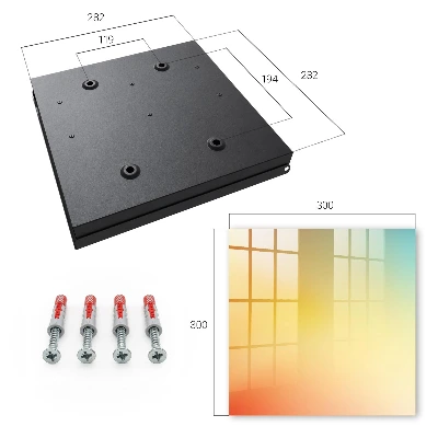 Wall mounted key box Colorful gradient