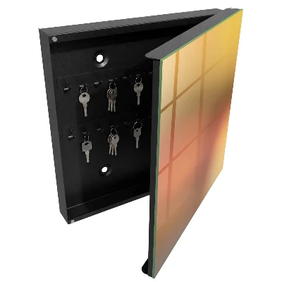 Wall mounted key box Warm gradient