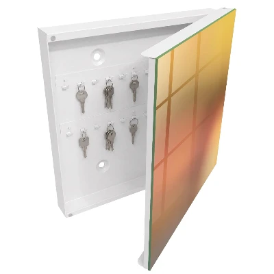 Wall mounted key box Warm gradient