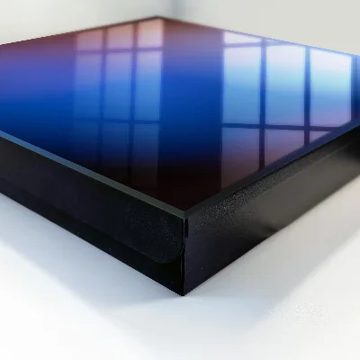 Wall mounted key box Colorful abstraction