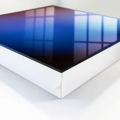 Wall mounted key box Colorful abstraction