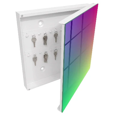 Key cabinet Colorful gradient