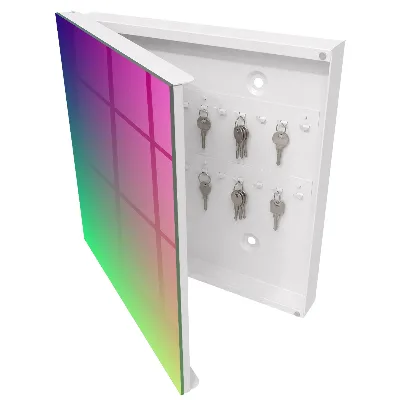 Key cabinet Colorful gradient