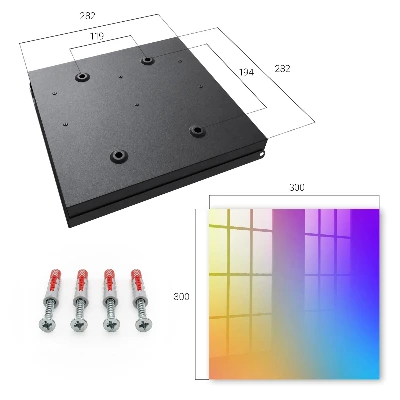 Wall mounted key box Colorful gradient