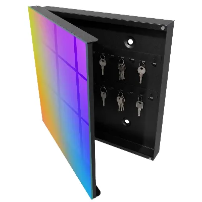 Wall mounted key box Colorful gradient