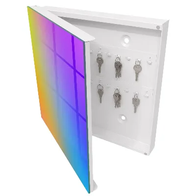 Wall mounted key box Colorful gradient