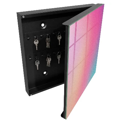 Wall mounted key box Pastel gradient