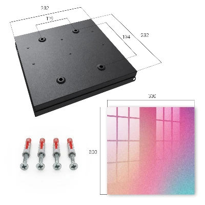 Wall mounted key box Pastel gradient