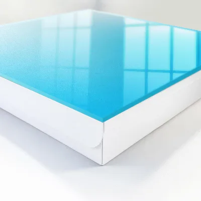 Wall mounted key box Blue gradient