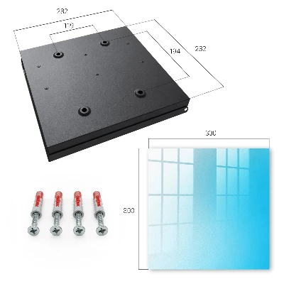 Wall mounted key box Blue gradient