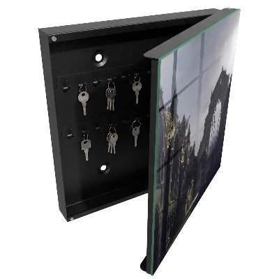 Wall mounted key box Mysterious ruins