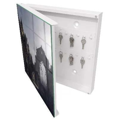 Wall mounted key box Mysterious ruins