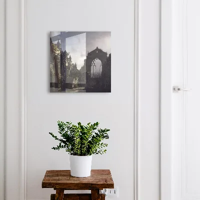 Wall mounted key box Mysterious ruins